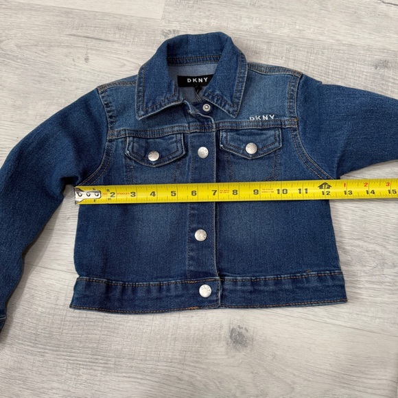 Girls 4T DKNY Classic Blue Denim Jacket - Picture 15 of 17